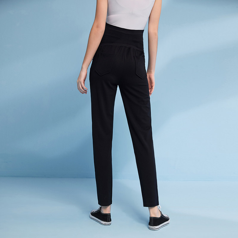 孕之彩孕妇裤子春夏宽松直筒打底裤 孕之彩服饰孕妇打底裤