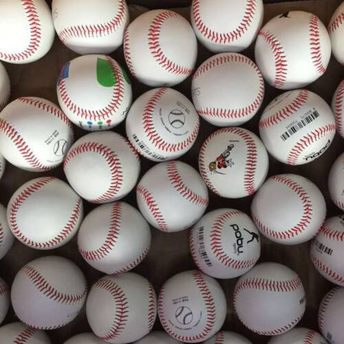 【baseball】PVC 软式棒球 硬式棒球 训练球 颜色随机 - 图3
