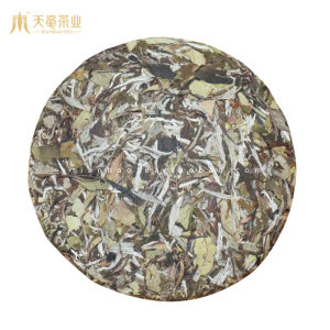 天毫茶业 2020福鼎白茶白牡丹老茶饼357g 陈年紧压茶叶饼收藏送礼