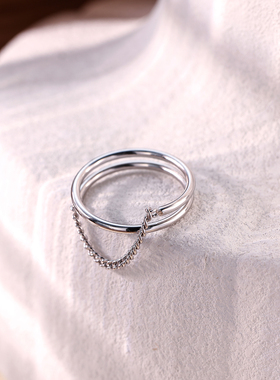 纹砖Veinsbrick《心链》戒指