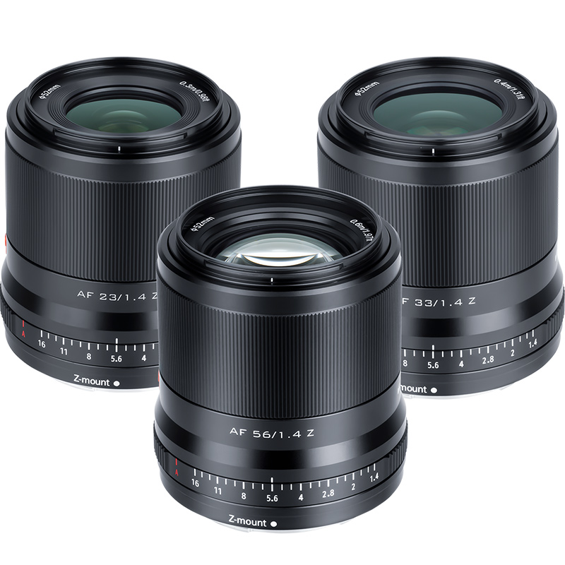 唯卓仕23mm/33mm/56mm F1.4大光圈镜头自动对焦定焦镜头适用Z卡口-图2