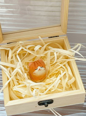 手工木雕可爱桌面小摆件创意礼物