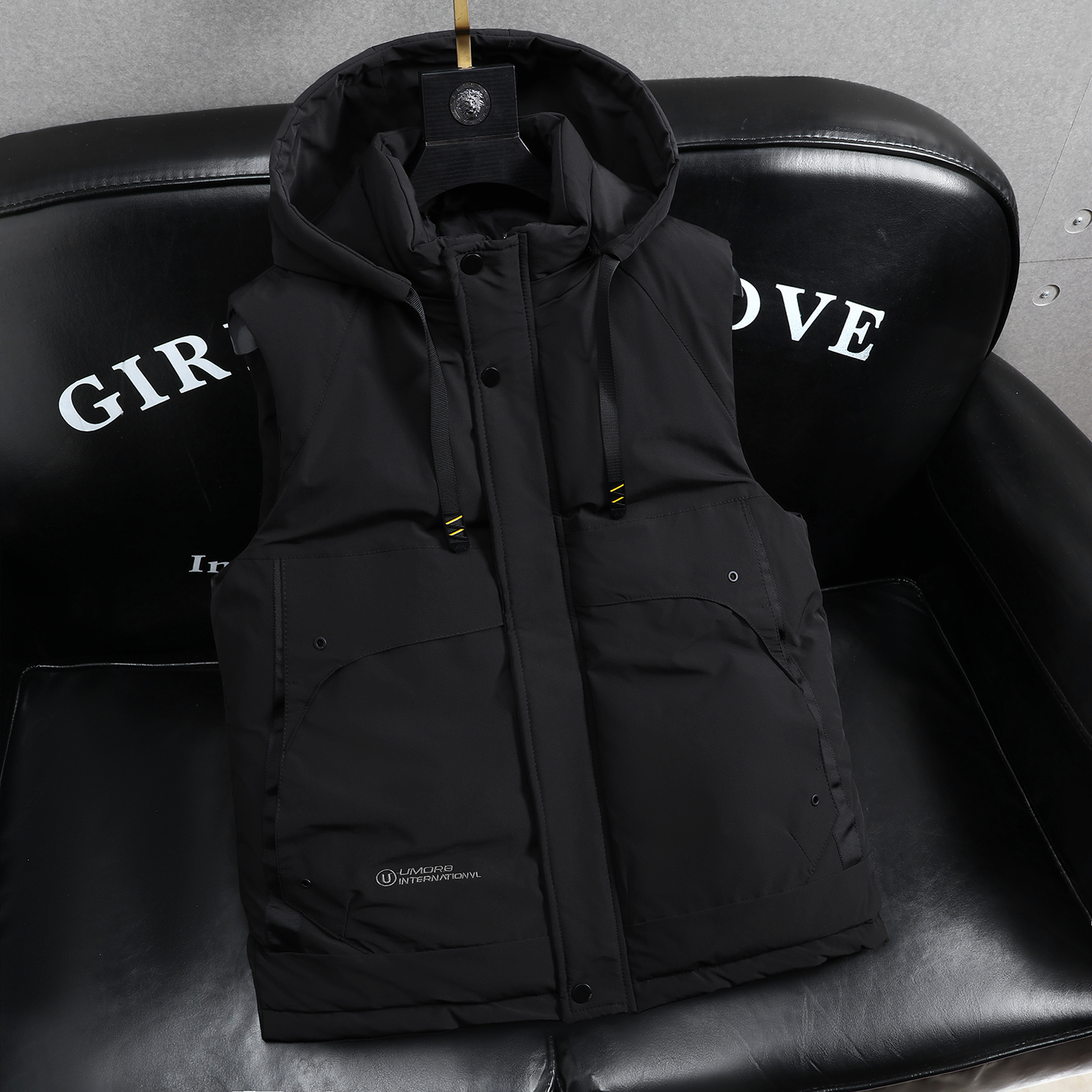 青少年马甲男款2025新款今年超好看羽绒棉高档男款爆款马夹 - 图1