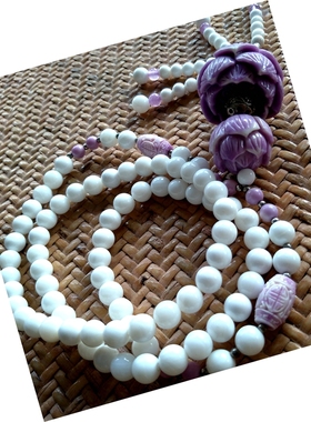 天然贝壳葫芦挂坠毛衣链特价