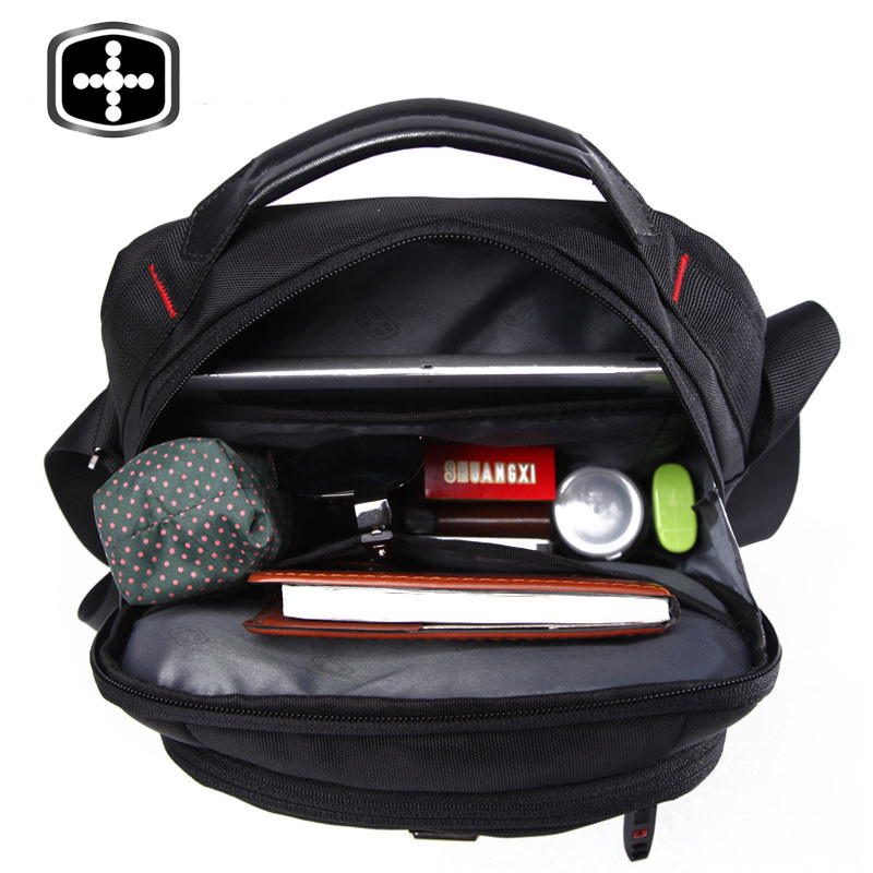 瑞士军刀单肩包帆布小背包男士包包 格伦雅服饰男士包袋