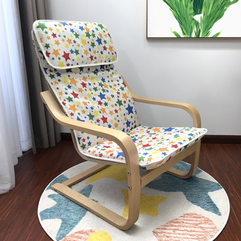 北欧ins儿童小孩波昂桦木扶手椅休闲椅布套布艺坐垫多色,淘宝优惠券,粉丝福利购,淘宝优惠卷