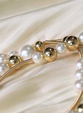 法式复古超长珍珠流苏项链时尚感毛衣链小众设计感饰品女