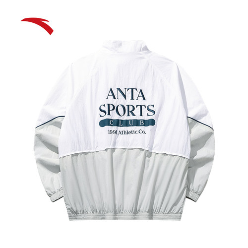 安踏茄克外套男2025新款秋季户外防风运动复古潮流风衣152538602 - 图2