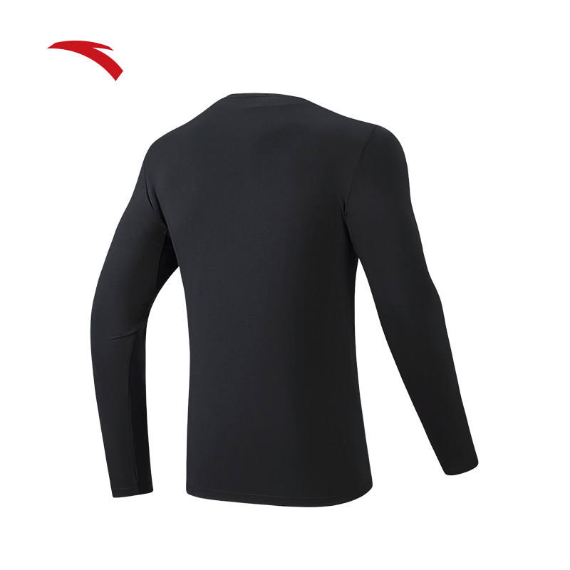 安踏运动长袖男款训练跑步吸湿透气柔软亲肤圆领长T恤男152537403,淘宝优惠券,粉丝福利购,淘宝优惠卷