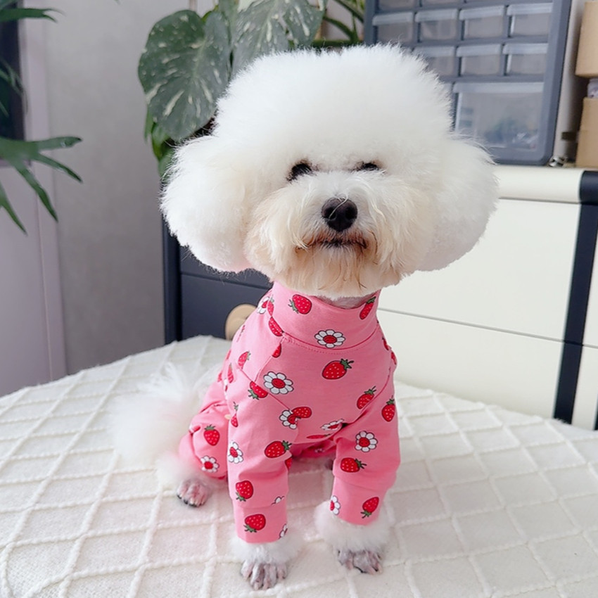 潮查利家宠物用品服饰泰迪比熊狗狗春秋薄款包肚四脚衣公母狗护肚,淘宝优惠券,粉丝福利购,淘宝优惠卷