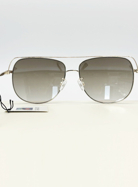 欧美高端品质飞行员式金色男女太阳镜防紫外防嗮防强光墨镜