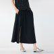 ສີ່ທາງ elastic, zipper deconstructed, versatile A-line skirt