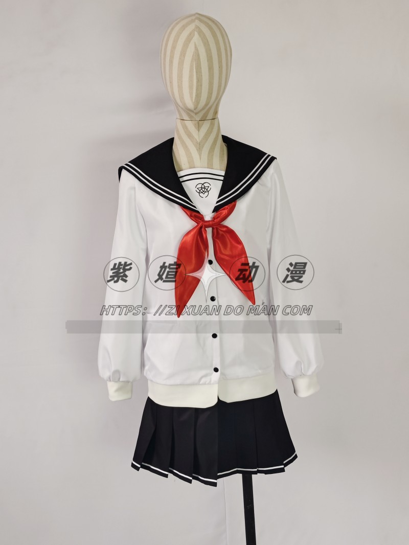 新品紫媗动漫碧蓝档案柚鸟夏动漫演出服 Cosplay服饰定制服装定做-图3