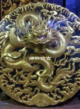 东阳龙盘现货东阳木雕
