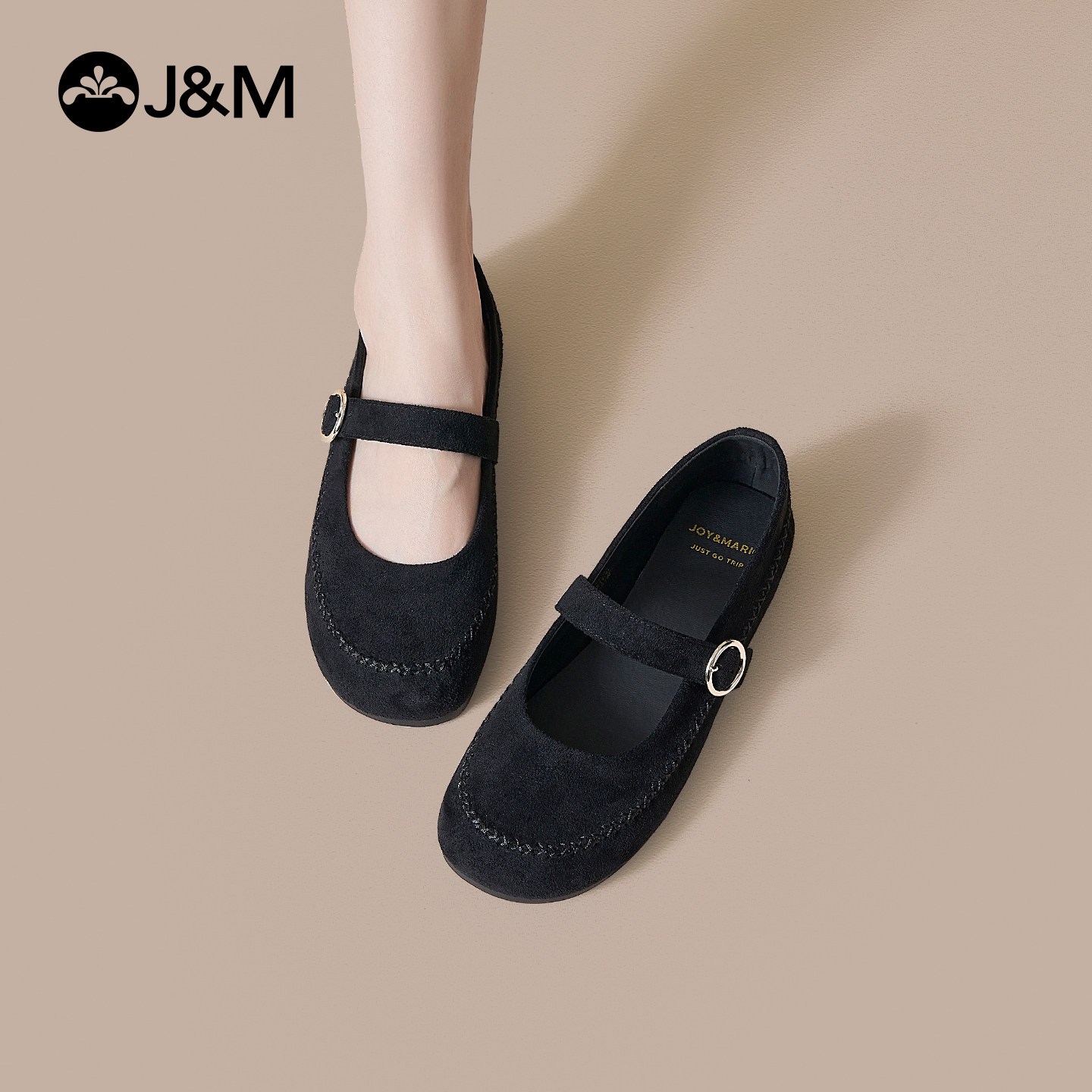 快乐玛丽复古玛丽珍鞋女2026春季新款平底浅口芭蕾舞休闲单鞋女鞋,淘宝优惠券,粉丝福利购,淘宝优惠卷