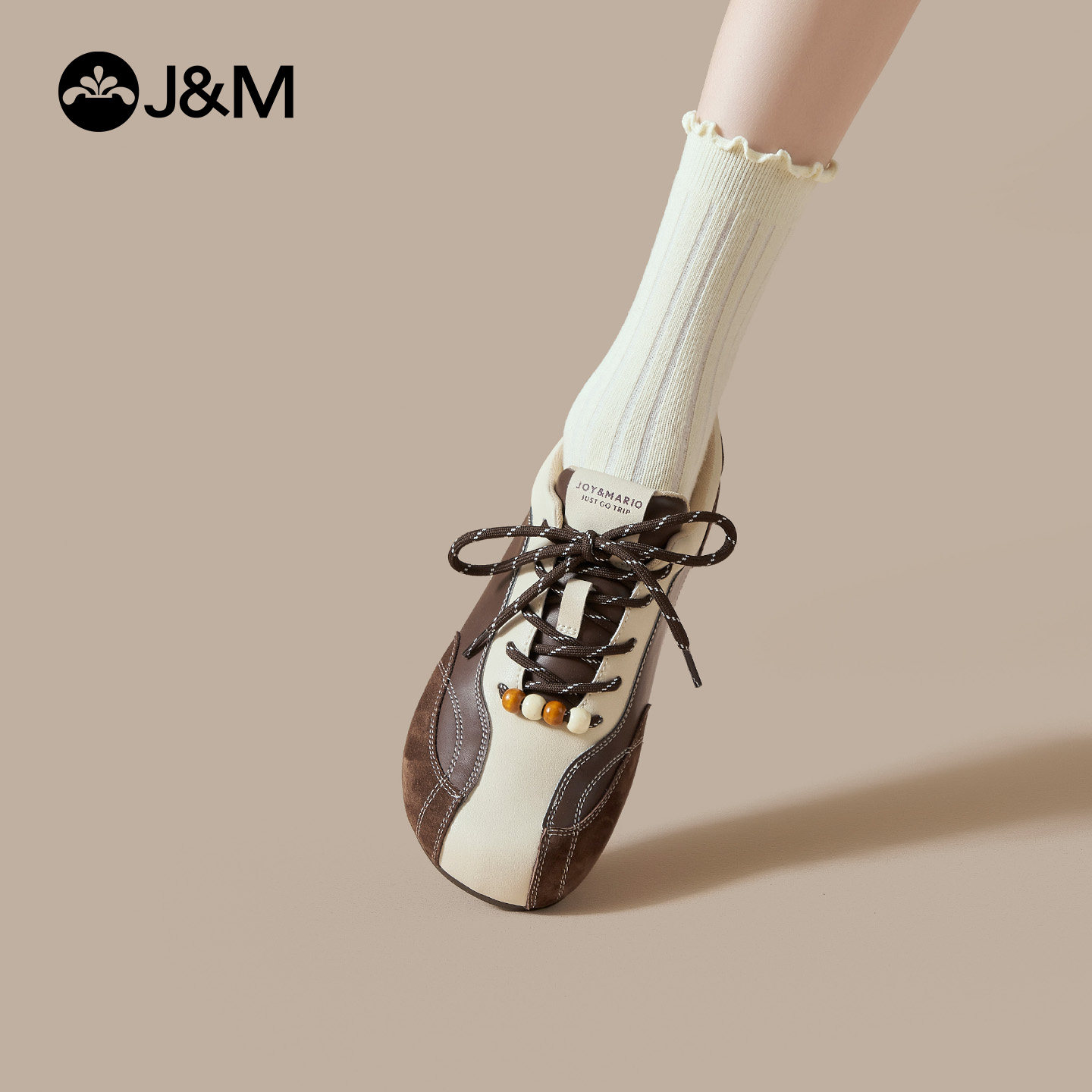 快乐玛丽勃肯鞋女2026春季新款复古平底通勤休闲鞋子百搭德训鞋女,淘宝优惠券,粉丝福利购,淘宝优惠卷