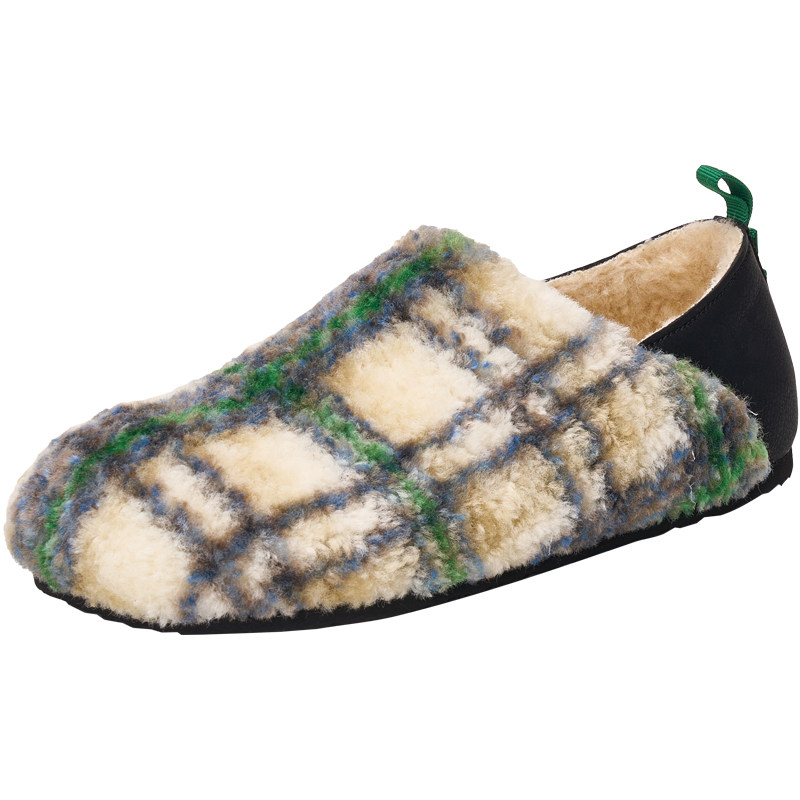 快乐玛丽勃肯鞋女2025冬季新款全包一脚蹬平底加绒保暖豆豆鞋女,淘宝优惠券,粉丝福利购,淘宝优惠卷