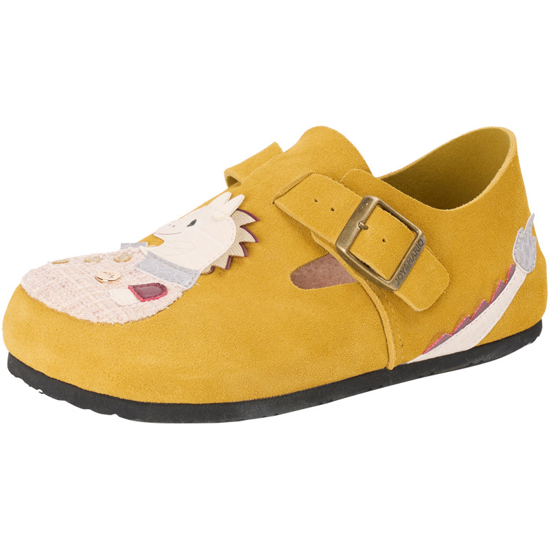 快乐玛丽勃肯鞋女2025夏季新款龙年限定一脚蹬时尚童趣平底单鞋女,淘宝优惠券,粉丝福利购,淘宝优惠卷