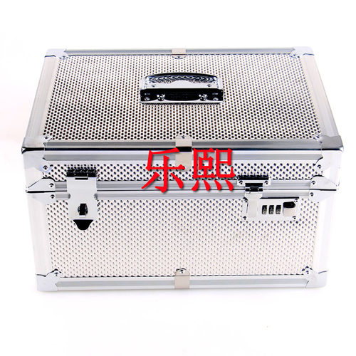 铝合金票据箱文件证件收纳箱工具储物箱现金收银箱银行提款收款箱 - 图2