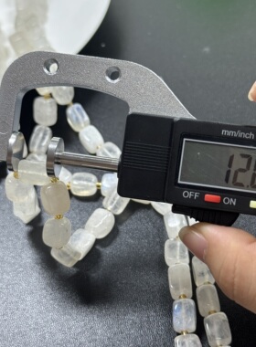 天然老矿料蓝月光方块约约7*9mm散珠半成品Diy项链手链配珠饰品串