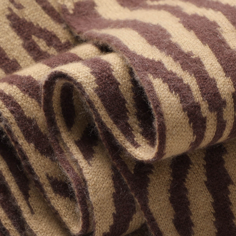 客供！cashmere山羊绒围巾女冬季韩版百搭斑马纹针织保暖围脖加厚,淘宝优惠券,粉丝福利购,淘宝优惠卷