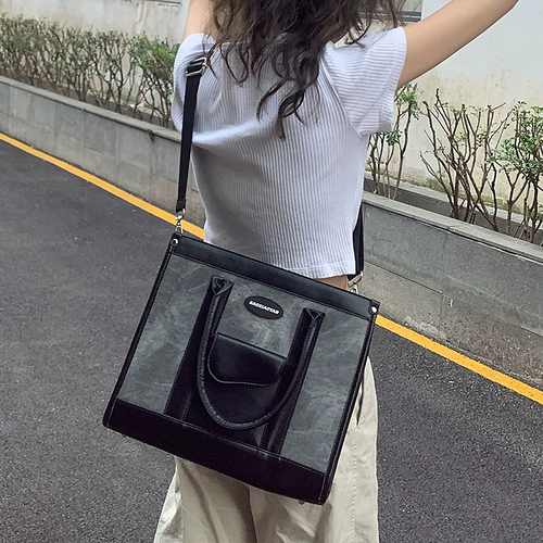 Вместительная и большая сумка через плечо, сумка на одно плечо, подходит для студента, изысканный стиль