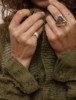 MINI BLOOM Meet Sterling Silver Ring Tail Ring Heavy Industry Niche Design Style Ring Gold Plated Jewelry