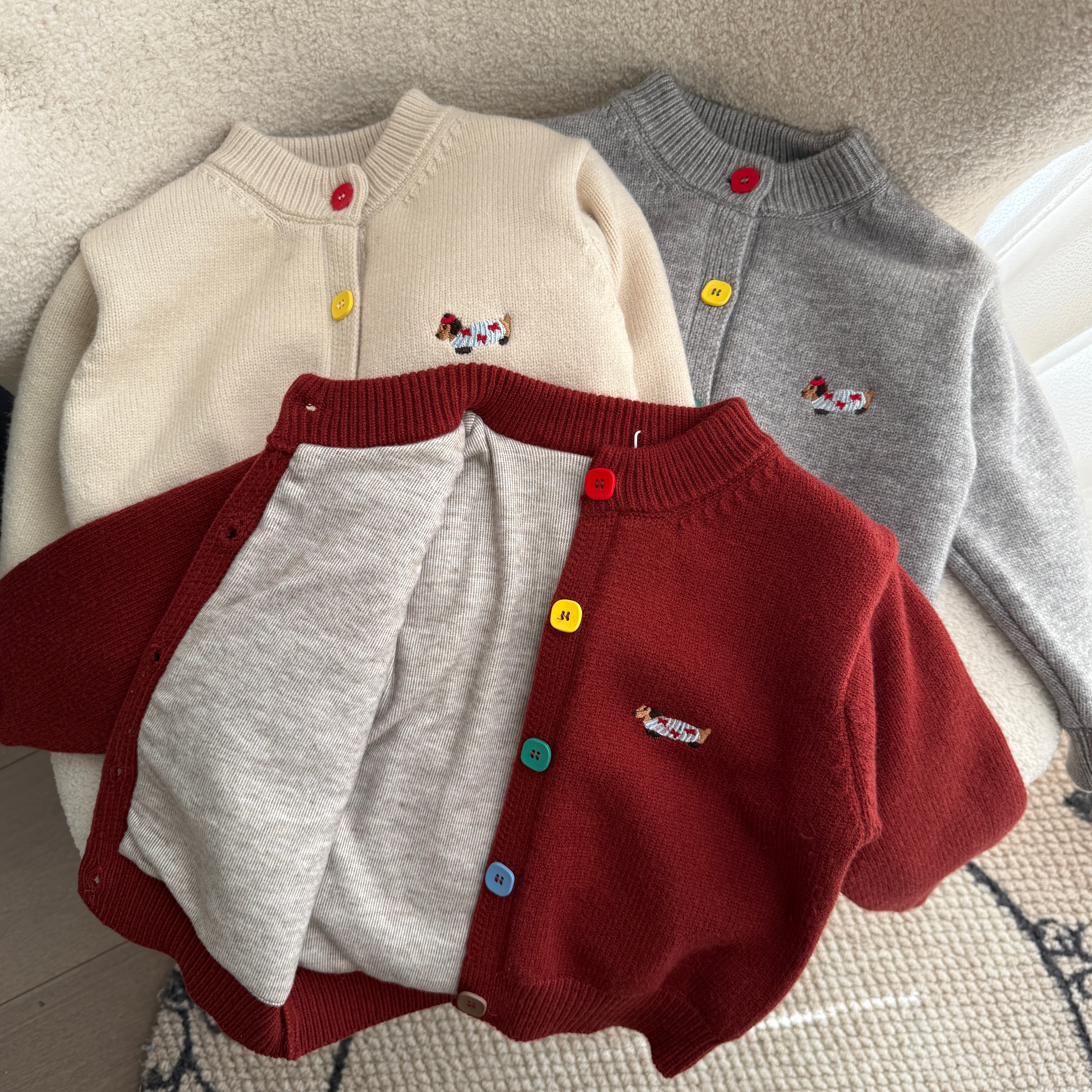 新年红儿童加厚针织衫～冬季款男女童保暖柔软上衣宝宝毛衣外套潮,淘宝优惠券,粉丝福利购,淘宝优惠卷