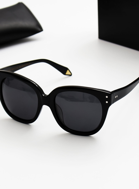 显脸小 提气质 复古大框墨镜女优雅高级感偏光黑超太阳眼镜板材框