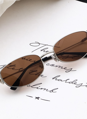 时髦小脸型偏光墨镜超轻复古