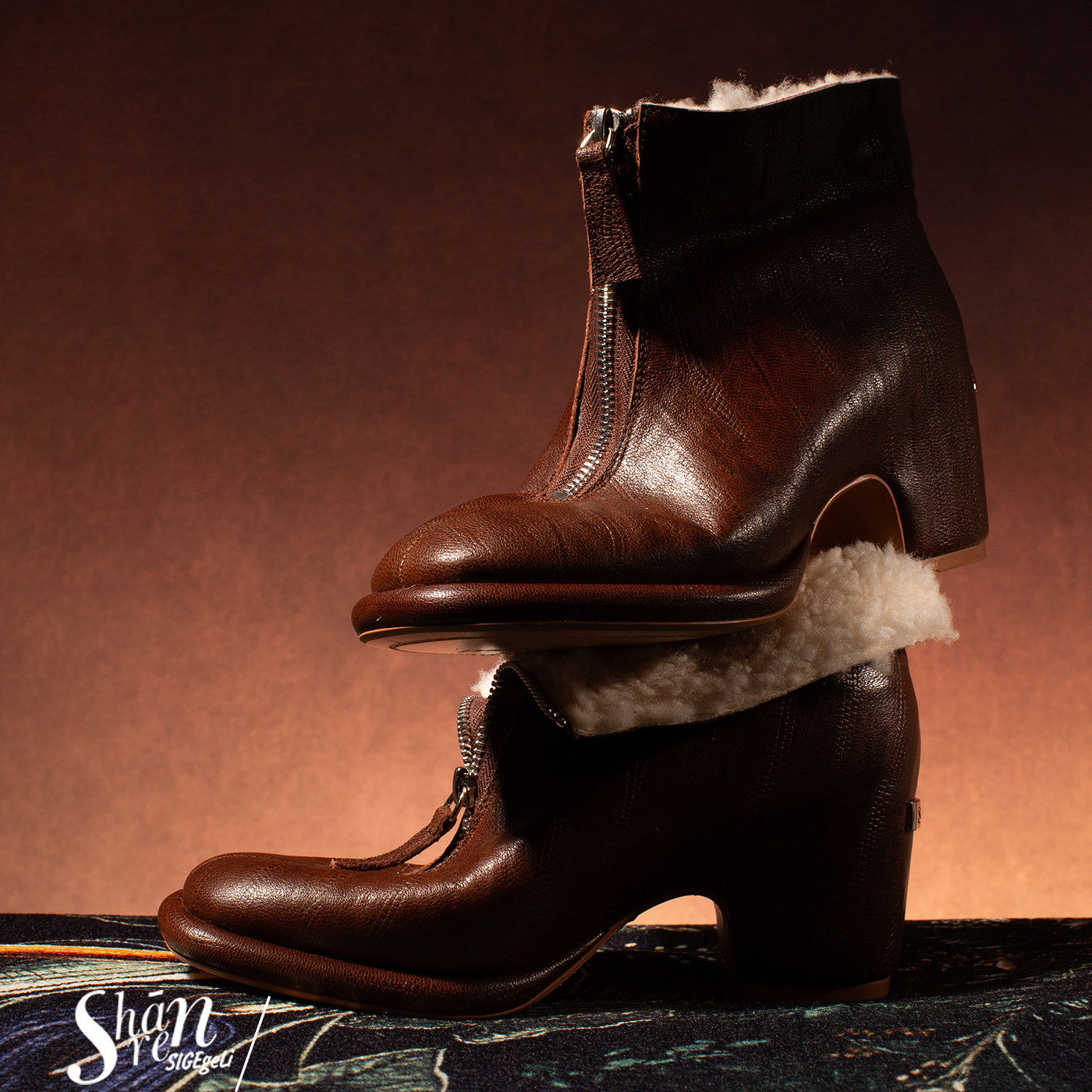 ShānRen 高级感小众增高深口毛毛单鞋女两穿一脚蹬懒人鞋及裸靴,淘宝优惠券,粉丝福利购,淘宝优惠卷