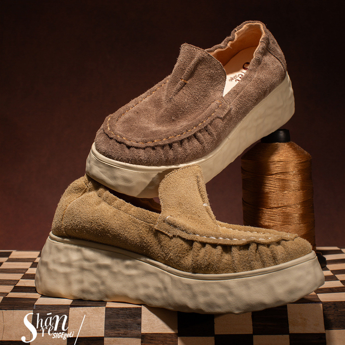 ShānRen软底深口单鞋女一脚蹬休闲乐福鞋增高懒人鞋厚底新款舒适,淘宝优惠券,粉丝福利购,淘宝优惠卷