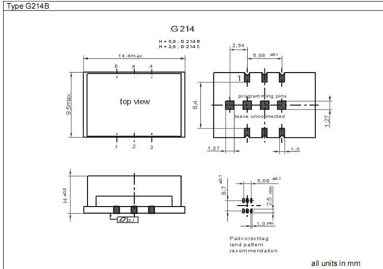 温补贴片晶振 TCXO 9*14 C2310A1-0002 12.8M 12.8MHZ 12.800MHZ - 图0