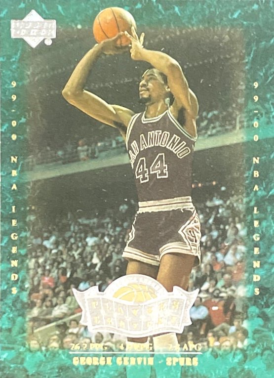 【iR】NBA球星卡 Panini UD 乔治 格文 冰人 George Gervin 特卡 - 图0