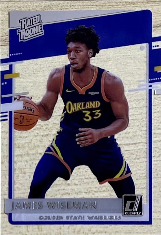 【iR】NBA球星卡 Panini詹姆斯怀斯曼 James Wiseman新秀卡-图2