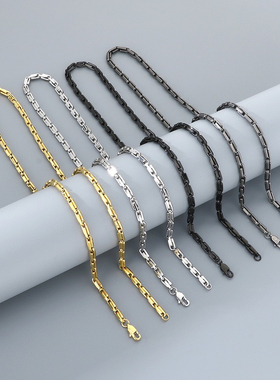 men fashion chains necklace golden silvery rapper hiphop2026