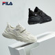 火星2代|FILA斐乐老爹鞋女鞋休闲鞋运动鞋黑色厚底鞋子复古跑步鞋