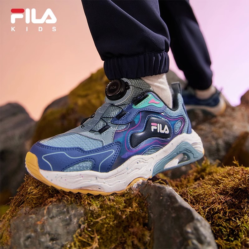 FILA KIDS斐乐童鞋儿童综训鞋2023冬季新款男女大童BOA户外运动鞋