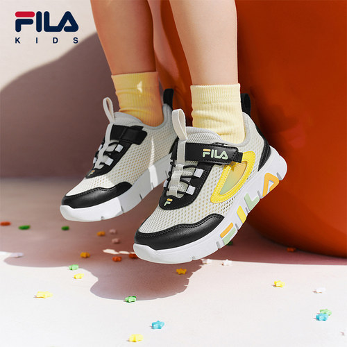 FILA KIDS斐乐童鞋儿童魔术贴舒适运动鞋夏季款男女小童跑步鞋 - 图2