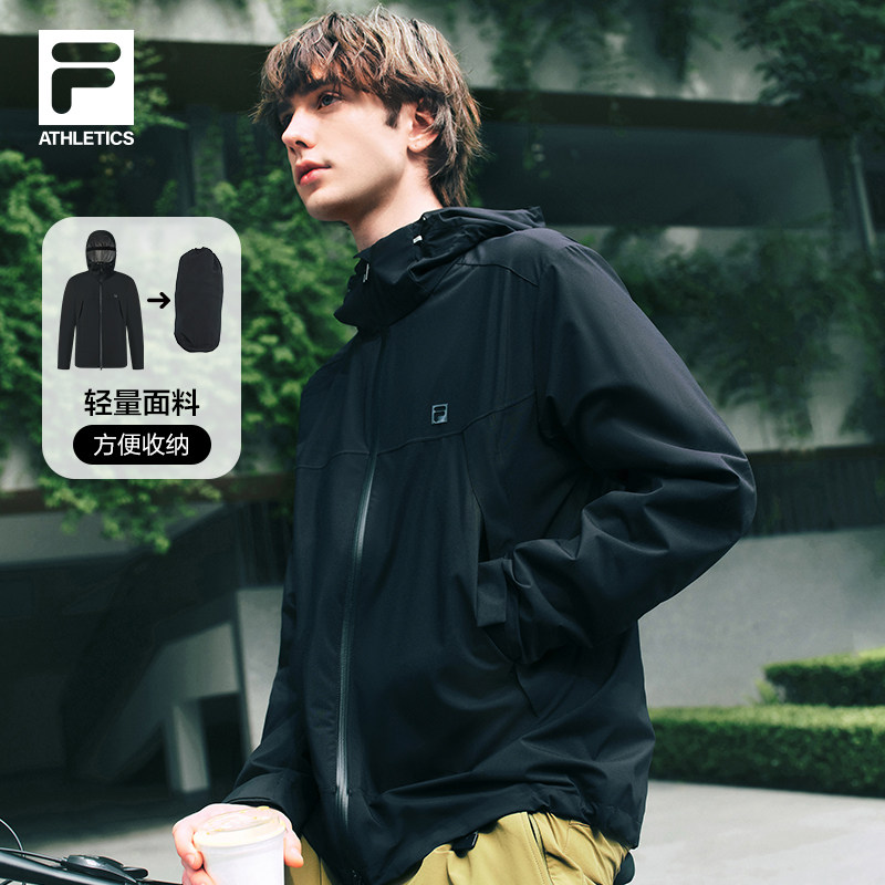FILA 斐乐男女梭织外套25秋新户外轻薄防风透湿抗菌连帽软壳上衣,淘宝优惠券,粉丝福利购,淘宝优惠卷