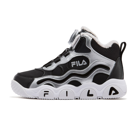 FILA KIDS斐乐童鞋儿童棉鞋冬季款男女小童旋钮加绒保暖运动鞋