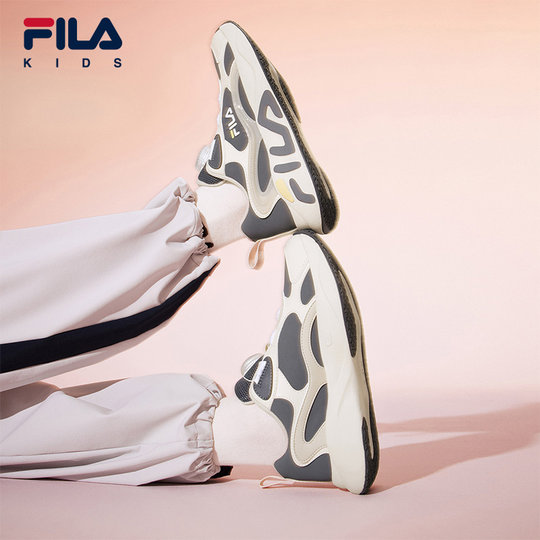 FILA KIDS斐乐童鞋儿童跑步鞋冬季款男女大童旋钮休闲鞋流星鞋