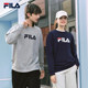 加绒|FILA斐乐官方情侣套头卫衣2025秋季新休闲宽松针织长袖上衣