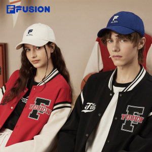 FILA FUSION斐乐潮牌情侣款棒球帽2024春新款运动帽遮阳帽鸭舌帽