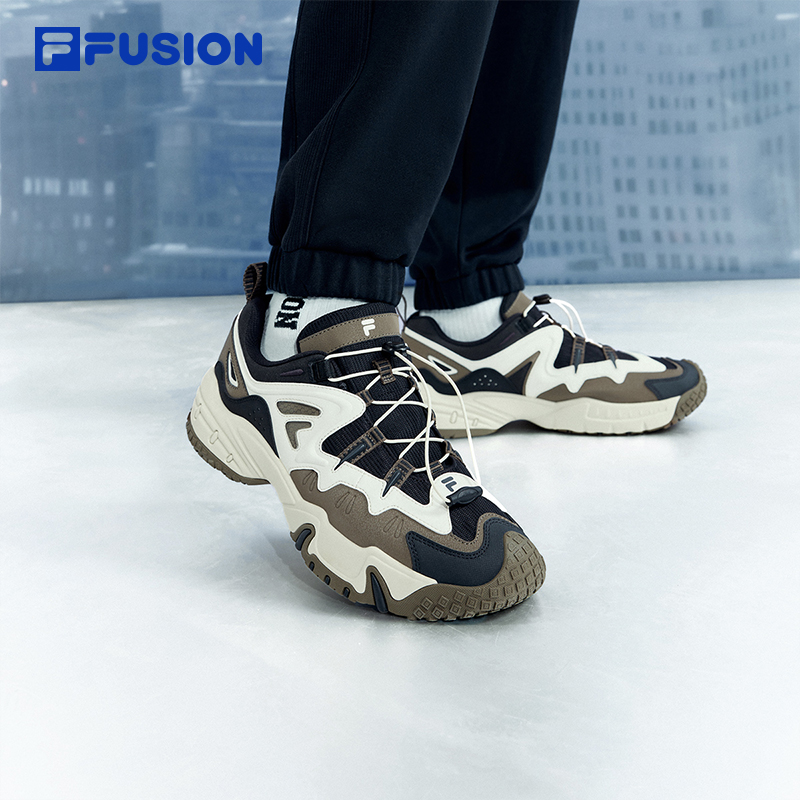 FILA FUSION斐乐男鞋老爹鞋齿岩鞋2024春季新款休闲鞋户外运动鞋