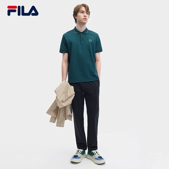 FILA men's short-sleeved POLO shirt