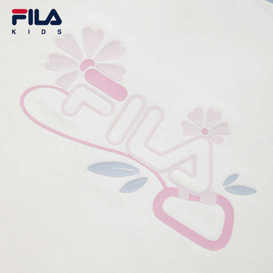 FILA KIDS FILA children's clothing big girls short-sleeved T-shirt 2026 autumn new children's sports breathable tops