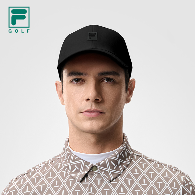 FILA 斐乐官方男帽棒球帽2024秋季新款高尔夫运动帽遮阳帽鸭舌帽 - 图2