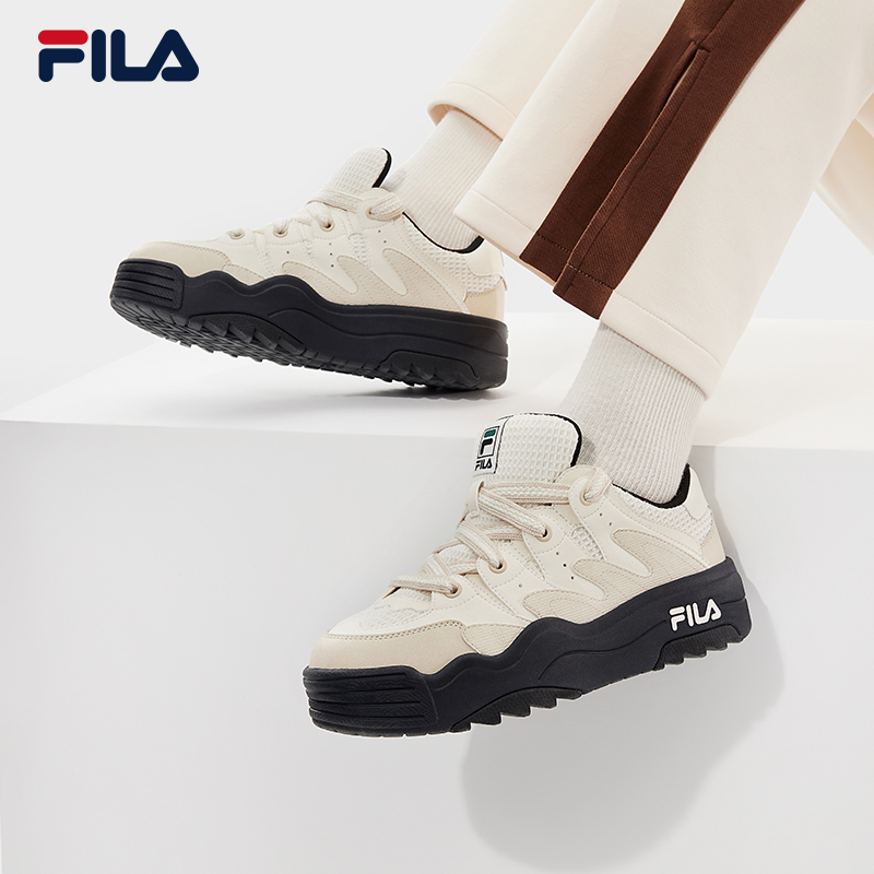 FILA 斐乐官方女鞋ROSETTA摩登板鞋2024春新款斑斓鞋运动鞋休闲鞋