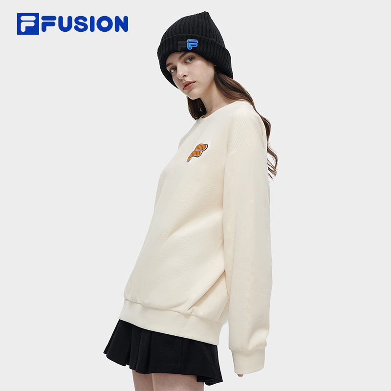 FILA FUSION斐乐潮牌情侣款小F多彩针织帽时尚毛线帽保暖针织帽 - 图2